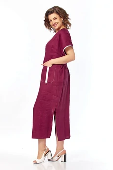 Платье 2191 бордо Diamant