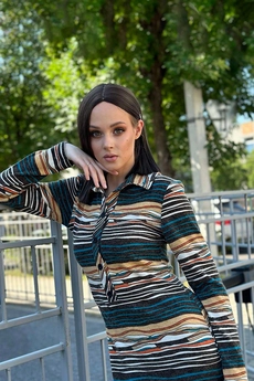 Платье 1601 бирюза Diva