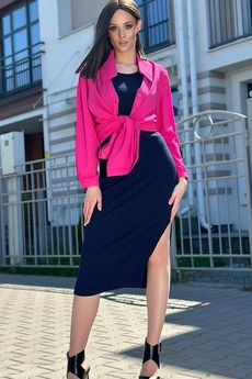 Костюм с платьем 1603 розовый Diva