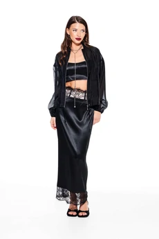 Юбка 2368 черный Elletto Life