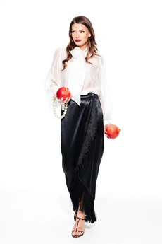 Юбка 2370 черный Elletto Life