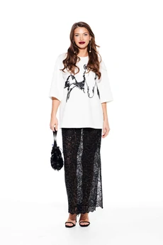 Юбка 2373 черный Elletto Life