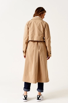 Пальто 3540 бежевый Elletto Life