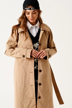 Пальто 3540 бежевый Elletto Life