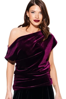 Блузка 3923 баклажан Elletto Life