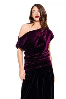 Блузка 3923 баклажан Elletto Life