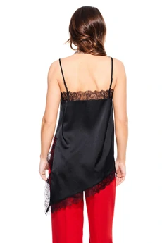 Блузка-топ 3924 черный Elletto Life