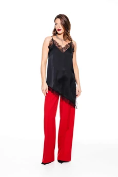 Блузка-топ 3924 черный Elletto Life