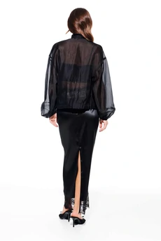 Блузка 3932 черный Elletto Life