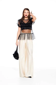 Блузка 3934 черный Elletto Life