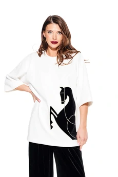 Футболка 3937 молочный Elletto Life