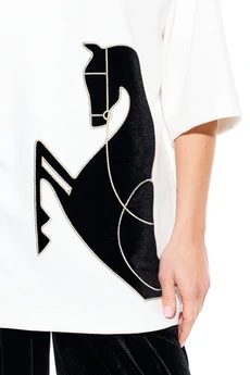 Футболка 3937 молочный Elletto Life