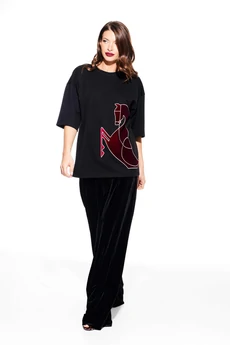 Футболка 3937 черный Elletto Life