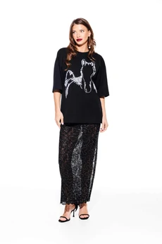 Футболка 3938 черный Elletto Life