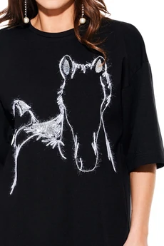 Футболка 3938 черный Elletto Life