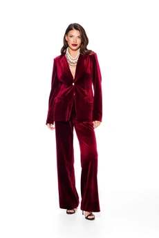 Костюм брючный 5322 вишня Elletto Life