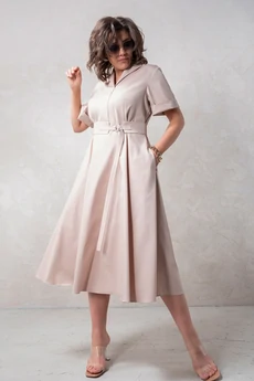 Платье  1521 бежевое  Erika