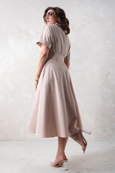 Платье  1521 бежевое  Erika