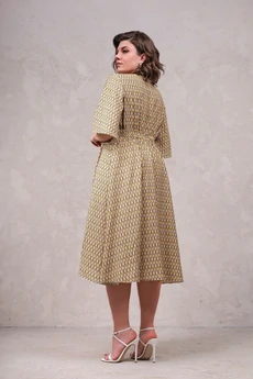 Платье  1632-1 желтый  Erika