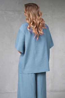 Блузка 1698 голубой Erika