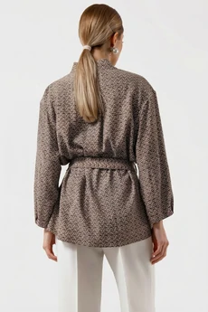 Блузка 7232 коричневый Erika