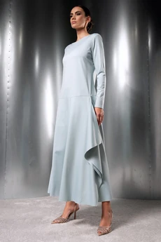 Платье 7370-3 голубой Erika