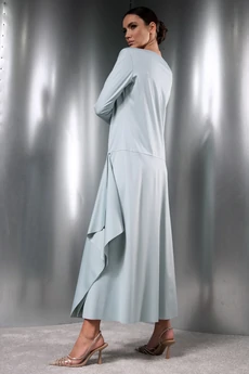 Платье 7370-3 голубой Erika