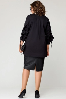 Блузка 7136-1 черный EVA GRANT