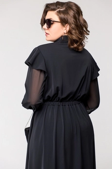 Платье 7168 черный EVA GRANT