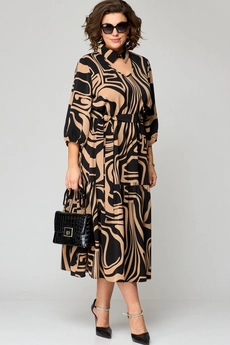 Платье 7102 капучино EVA GRANT