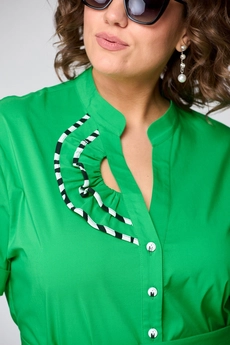 Платье 7168 зелень EVA GRANT