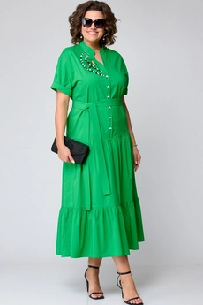 Платье 7168 зелень EVA GRANT