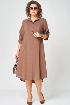 Платье 7168 капучино EVA GRANT