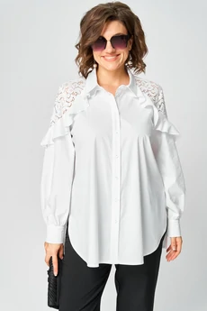 Блузка 7174-1 белый EVA GRANT