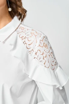 Блузка 7174-1 белый EVA GRANT