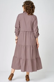 Платье 7176 молочный шоколад EVA GRANT