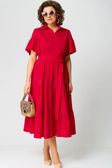 Платье 7181М красный EVA GRANT