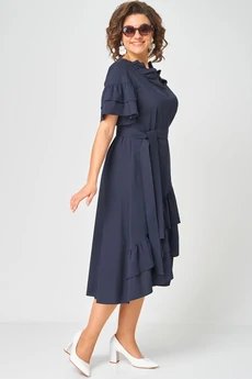 Платье 7181Р темно-синий EVA GRANT