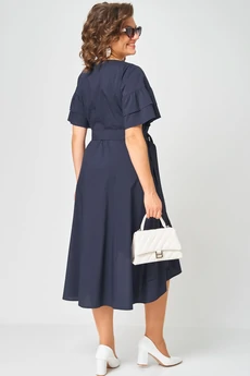 Платье 7181Р темно-синий EVA GRANT