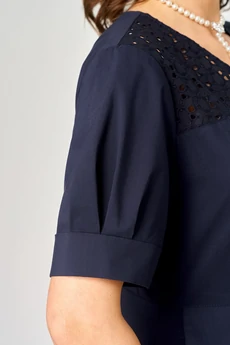 Платье 7200 синий EVA GRANT