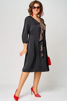 Платье 7200Л принт леопард EVA GRANT