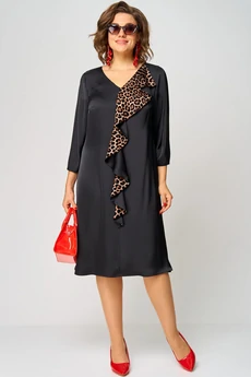 Платье 7200Л принт леопард EVA GRANT