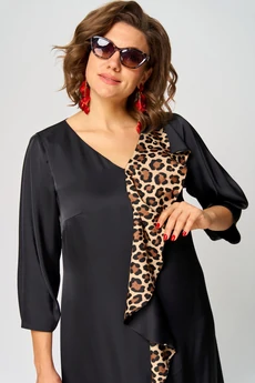 Платье 7200Л принт леопард EVA GRANT