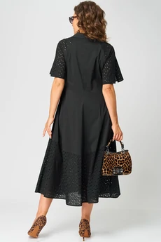 Платье 7216 черный EVA GRANT