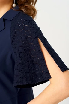 Платье 7216 синий EVA GRANT