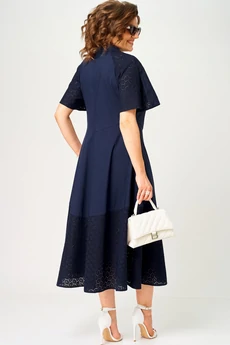 Платье 7216 синий EVA GRANT