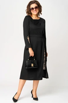 Платье 7220Б принт капучино EVA GRANT