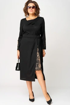 Платье 7220Б принт капучино EVA GRANT