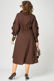 Платье 7223 шоколад EVA GRANT