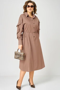 Платье 7223 мокко EVA GRANT